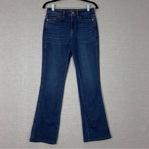 J. Jill Blue High Rise Boot Cut Jeans